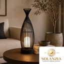 Lámpara Decorativa Artesanal de Mesa, Ezimnyama, E27, Dimensiones: 200x600mm, Material: Hierro