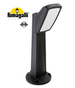 Bolardo LED (Cajetín) con zócalo E27, Dimensiones: 320x645mm, con difusor frost, IP66, Negro