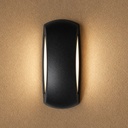 Lámpara LED de Pared (Aplique) con Bombilla GU10 de 2 vías, W, 3000K, 100-240Vac, Dimensiones: 300x130x90mm, IP66, Negro