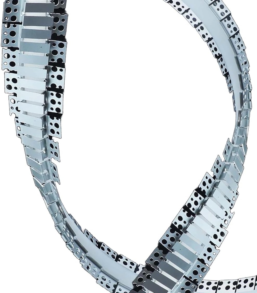 Perfil Flexible de Aluminio p/Cinta LED para PCB de 5-9mm, DG-E5313, Medidas: 52.5x13x2500mm, p/Empotrar, incluye: difusor opal con nivel de transparencia de un 65%, 2 tapas terminales y 4 clips, Plateado
