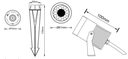 Reflector COB LED, DG-1500, 15W, CW 6000K, 100-265Vac, IP67, 38 Grados, Diametro: 61mm, Gris Oscuro, Material: Aluminio