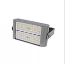 Reflector LED Modular FL2C-2, 100W, 2 Módulos, 4000K Blanco Natural, M66A-VCA (1x90pcs), 5590, 90 Grados, HPW 3030, 72,000 horas de vida útil, 100-277Vac, IP68, Gris