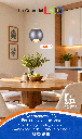 Lámpara LED Decorativa Colgante, DG61240P, 7W, 4000K Blanco Natural, 85-265Vac, Dimensiones: Φ94x1500mm, IP20, Rojo Vino