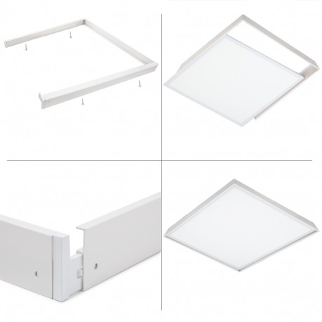 Base de Superficie p/Panel LED (2'x2' Blanco)