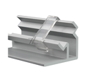 Perfil de Aluminio DG-2622 p/Tubo de silicone de Cinta LED con PCB de 12mm, Medidas: 26x22.36x2500mm, IP65, Plateado
