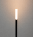 Espiga para Jardin LED, DG-1001-0100, 1.4W, CW 6000K, 24Vdc, IP65, 110 Grados, Incluye: Poste con base, Gris Oscuro de 1200mm y estaca de aluminio DG-205, Φ45X205mm