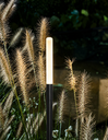 Espiga para Jardin LED, DG-1001-0100, 1.4W, CW 6000K, 24Vdc, IP65, 110 Grados, Incluye: Poste con base, Gris Oscuro de 1200mm y estaca de aluminio DG-205, Φ45X205mm