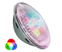 Bombilla p/Lámpara de Piscina LED, PAR56, 25W, RGB, 12Vac, Base: UW, No incluye control, No tiene memoria interna, IP68