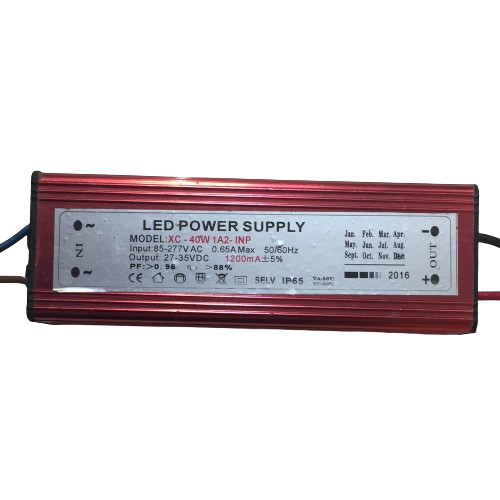 Driver p/Lámpara LED, IP65, 40W, 85-277Vac, Output: 27-35Vdc, 1200mA