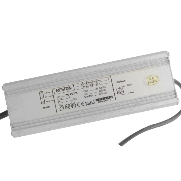 Driver p/Lámpara LED, IP67, 50W, 100-240Vac, Output: 30-40Vdc, 1320mA, PF:0.9