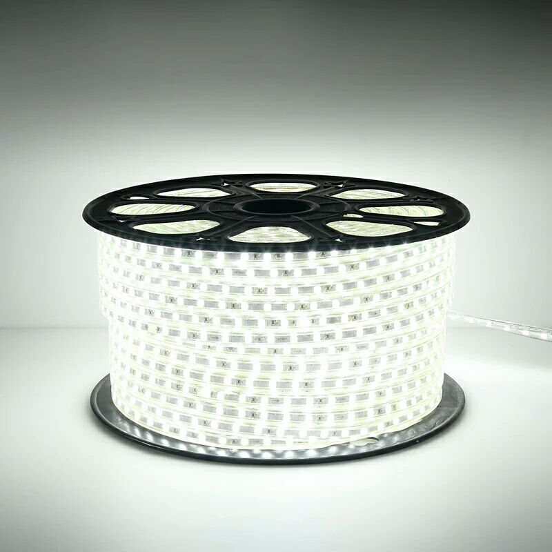 Manguera LED, 120Vac, IP65, 6000K Blanco Frío, SMD3528, 60Led/Mts