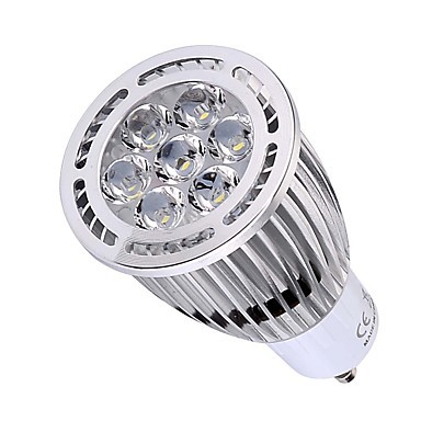 Bombilla LED Dicroica SMD, GU10, 7W, 6000K Blanco Frío, 100-260Vac, IP20, 45 Grados