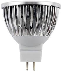 Bombilla LED Dicroica COB, MR16, 5W, 6000K Blanco Frío, 100-260Vac, IP20, 45 Grados