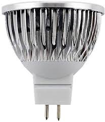 Bombilla LED Dicroica COB, 5W, CW 6000K, MR16, 100-140Vac, Dimmable, IP20, 45 Grados