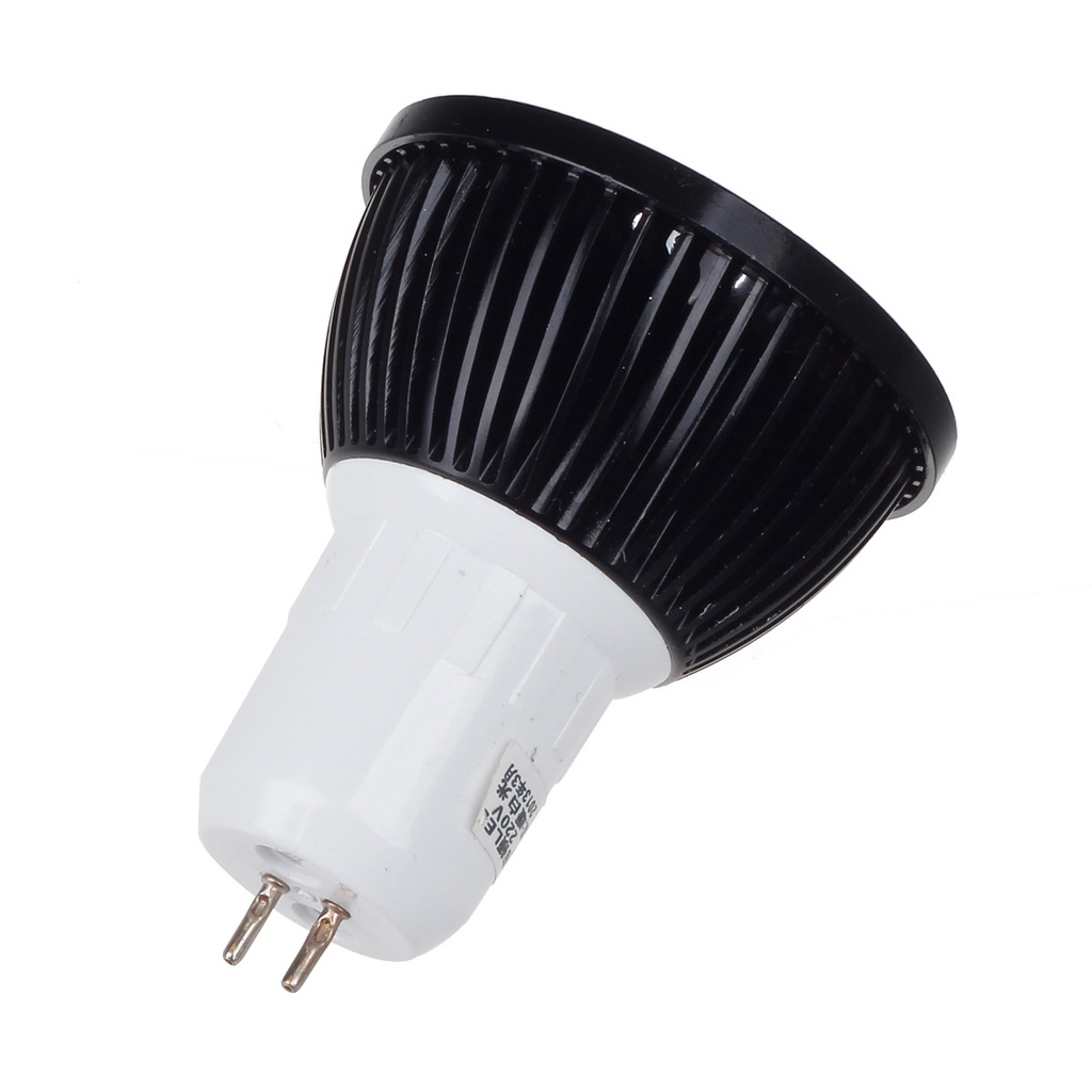 Bombilla LED Dicroica COB, MR16, 3W, 3000K Blanco Cálido, 100-260Vac, IP20, 45 Grados