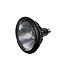 Bombilla LED, PAR38 COB, 18W, 3000K Blanco Cálido, E27, 100-260Vac, Negro, IP20