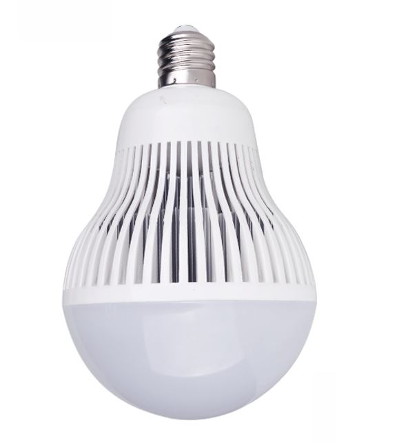 Bombilla LED, Tipo Bulbo, 100W, 3000K Blanco Cálido, 180-260Vac, E40, Frost, IP20, 180 Grados