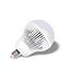 Bombilla LED, Tipo Bulbo, 36W, 3000K Blanco Cálido, 180-260Vac, E40, Frost, IP20, 180 Grados