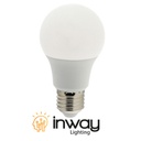 Bombilla LED, Tipo Bulbo, 7W, 4000K Blanco Natural, 24Vac, E27, Frost, IP20, 180 Grados