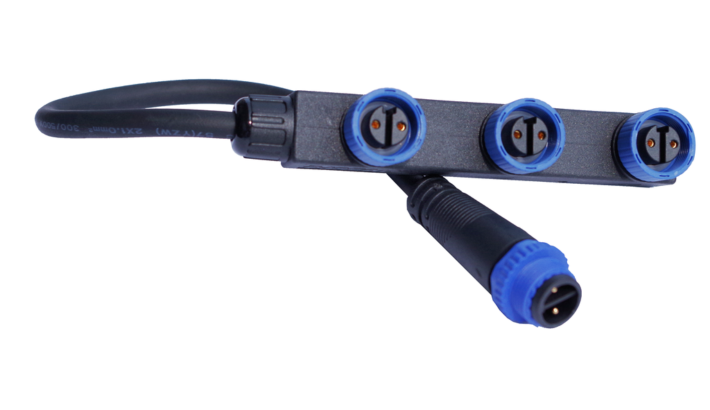 Cable de conexión p/Lámpara Modular LED IP68 (C2A-S3M, Paralelo)
