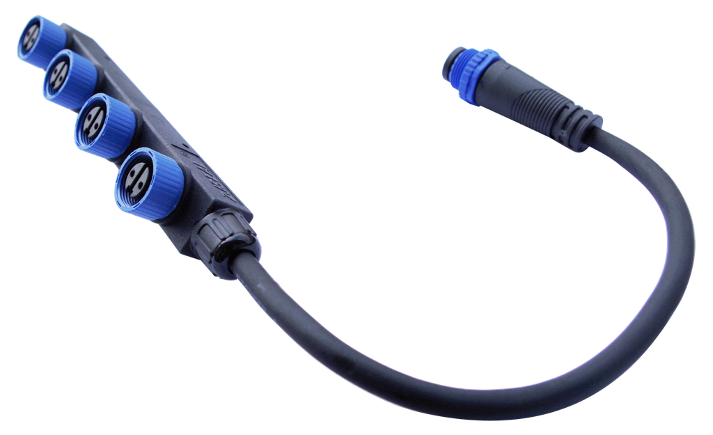 Cable de conexión p/Lámpara Modular LED IP68, C2A-S4M, Serie