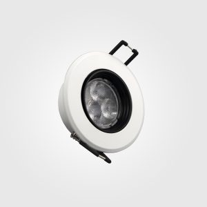 Ceiling Light, CH-3603, 3W, 3000K Blanco Cálido, 85-265Vac, IP20, Blanco