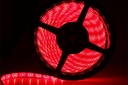 Cinta LED, SMD5050, Rojo, 12Vdc, Largo: 5Mts, Ancho: 10mm, 30Led/Mts, IP20