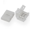 Conector p/Cinta LED SMD2835/3528, Unicolor, PCB 8mm y 2 vías