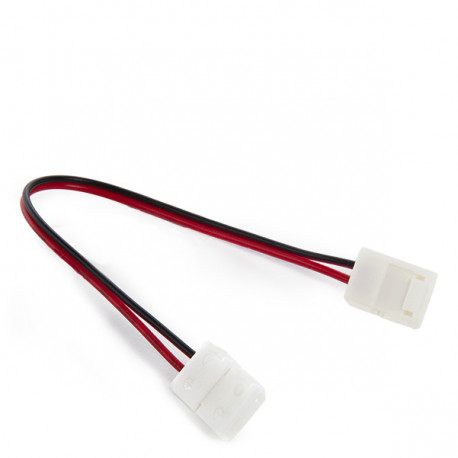 Conector p/Cinta LED SMD2835/3528, unicolor, PCB 12mm y cable de 15cm, 2 vías