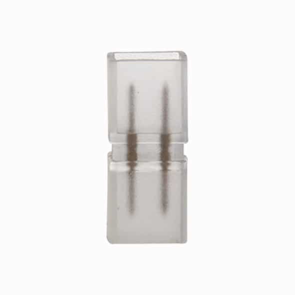 Conector p/Manguera LED SMD5050, unicolor, recto, PCB 15mm y 2 vías con pin