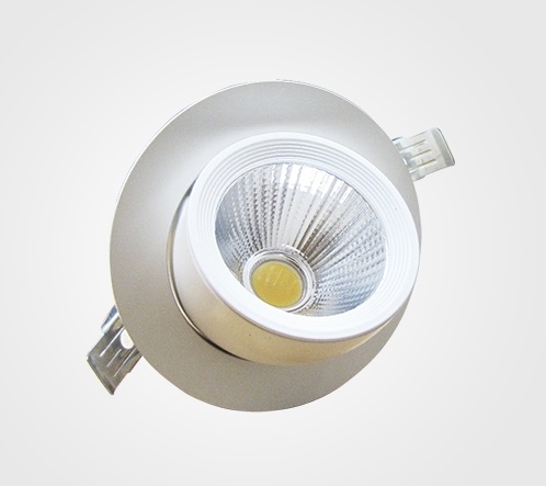 Down Light LED Gimbal, 20W, 4000K Blanco Natural, Dirigible, 85-265Vac, IP20, 24 Grados