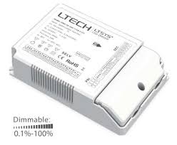 Driver Dimmeable DMX p/Lámpara LED (100-240Vac, 5-50W, 54Vdc, 500-1750mA)