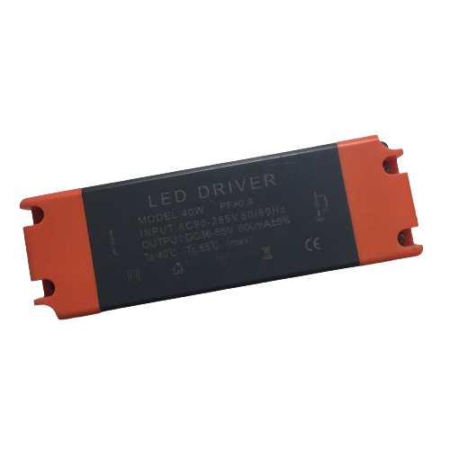 Driver p/Lámpara LED, IP20, 40W, 90-265Vac, Output: 36-55Vdc, 600mA