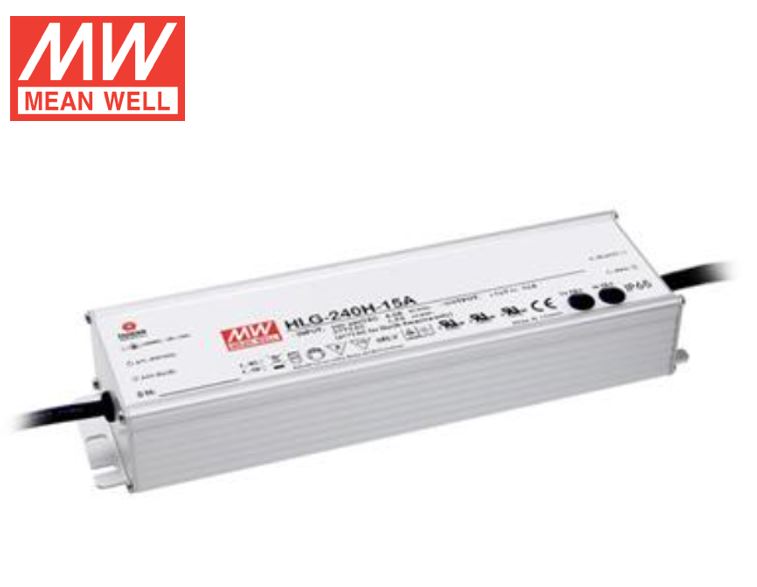 Driver p/Lámpara LED, IP65, 240W, 100-240/277Vac, Output: 24Vdc, 10000mA