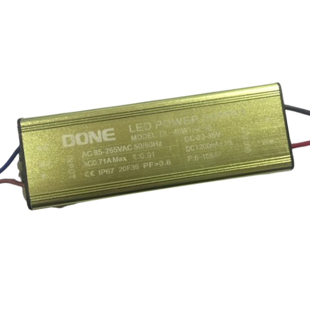 Driver p/Lámpara LED, IP67, 40W, 85-265Vac, Output: 20-36Vdc, 1200mA