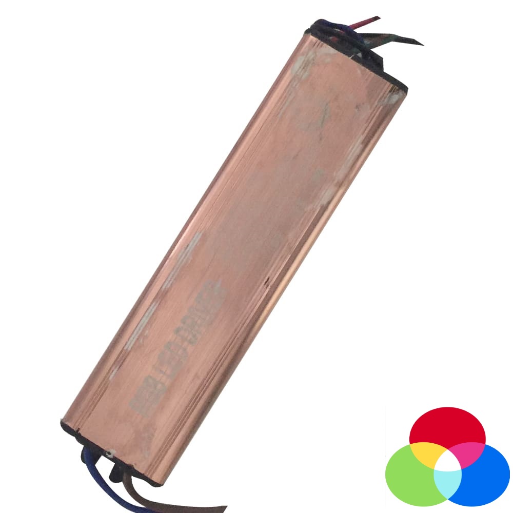 Driver p/Lámpara LED RGB, 27-36W,  90-265Vac, Output: 30-40Vdc, 270mA, IP65