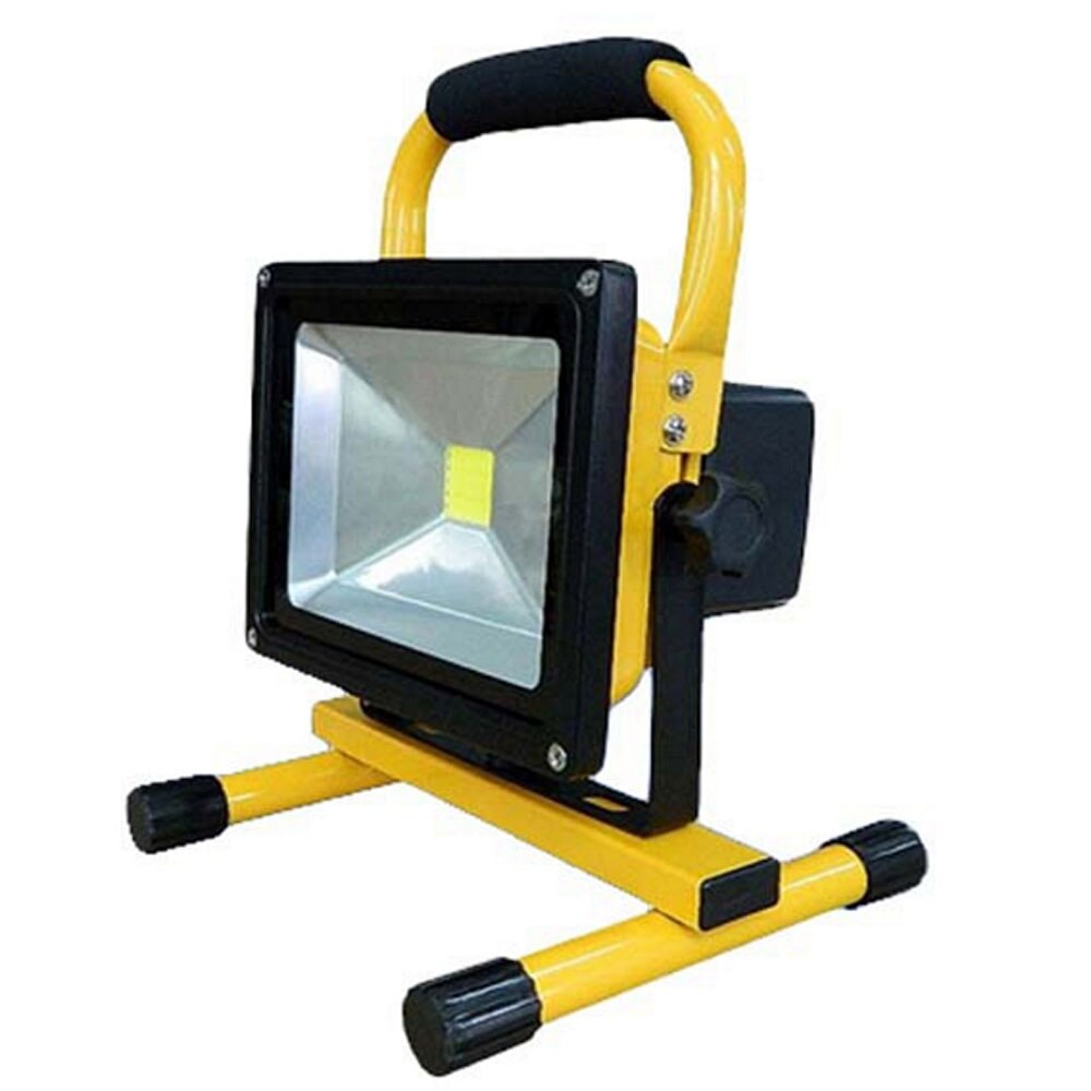 Reflector COB LED Recargable, 50W, 6000K Blanco Frío, 100-240Vac, IP65, 120 Grados