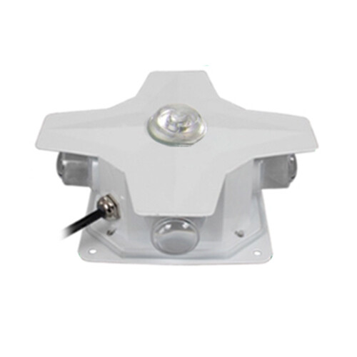 Lámpara LED de Pared (Aplique), DGW-001, 5W, 3000K Blanco Cálido, 85-265Vac, IP65, 60 Grados, Dimensiones: 180x180x61mm, Material: Aluminio, Blanco