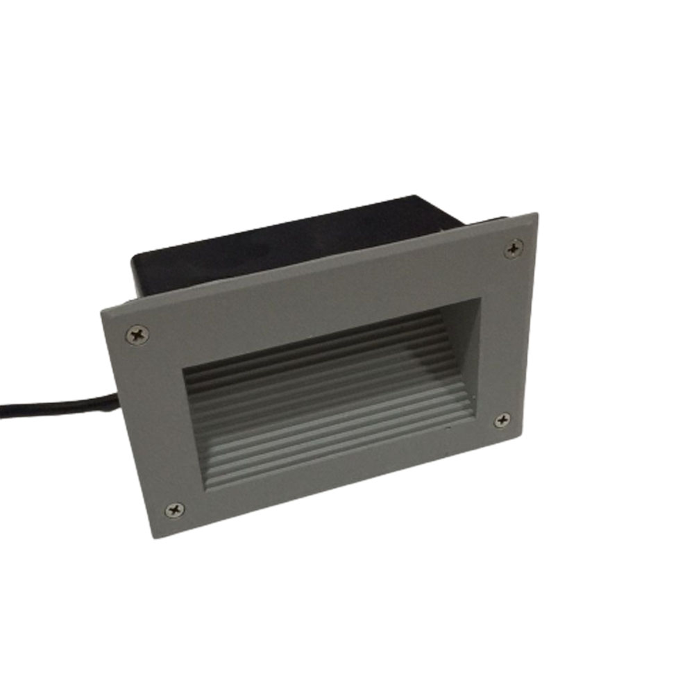 Step Light LED Empotrable Rectangular, DGJ-018, 3W, 3000K Blanco Cálido, 85-265Vac, IP65