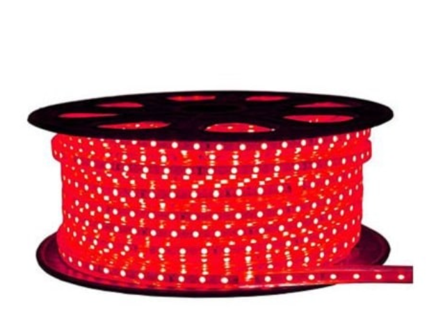 Manguera LED, 120Vac, IP65, Rojo, SMD5050, 60Led/Mts