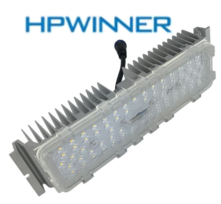Módulo LED, 40-60W, 3000K Blanco Cálido, M8B, 1390, 120x100 Grados, Luxeon 3030, 60,000 horas de vida útil, 48-61Vdc, 700-1050mA, IP68