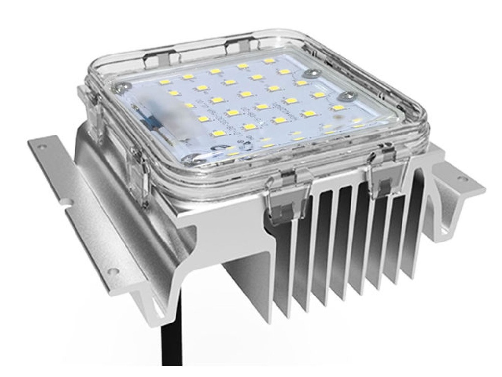 Módulo LED, IP68, M6A, 9pcs, 1414, Type I Short, 20-30W, 3000K Blanco Cálido, 24-30Vdc, 700-1050mA