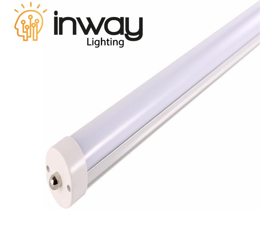 Tubo T8 LED, FP&gt;0.9, 36W, 96&quot;(240cm), FA8, 6000K Blanco Frío, 100-277Vac, Alimentación Doble, Frost, Aluminio-PC, 1 Pin, 105Lm/W