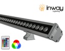 [DGPR-481678] Wall Washer LED, 100W, RGB, 85-265Vac, con control, IP65, 30 Grados, Dimensiones: 1000x90x95mm