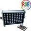 Wall Washer LED (RGB, 48W, 85-265Vdc, Con Control, IP65, 60 Grados)