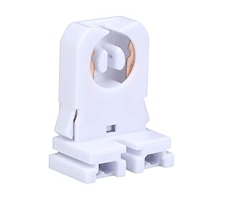 Zocalo G13 Blanco p/ Tubo T8 y T12, 2 pines)