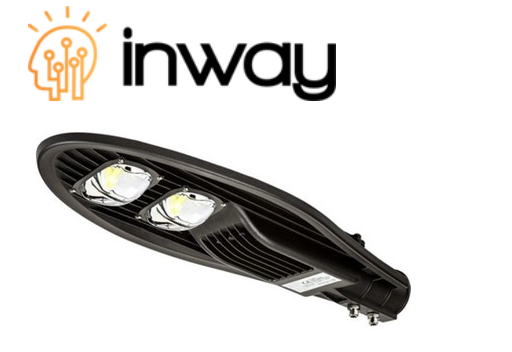 Lámpara de Calle LED Tipo COB, 100W, 2x50W, 3000K Blanco Cálido, 85-265Vac, 120 Grados