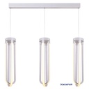 [DGPR-1021708] Lámpara LED Decorativa Colgante, DG60586P, 108W, 3x36W, 3000K Blanco Cálido, 85-265Vac, Dimensiones: 670x110x1200mm, IP20
