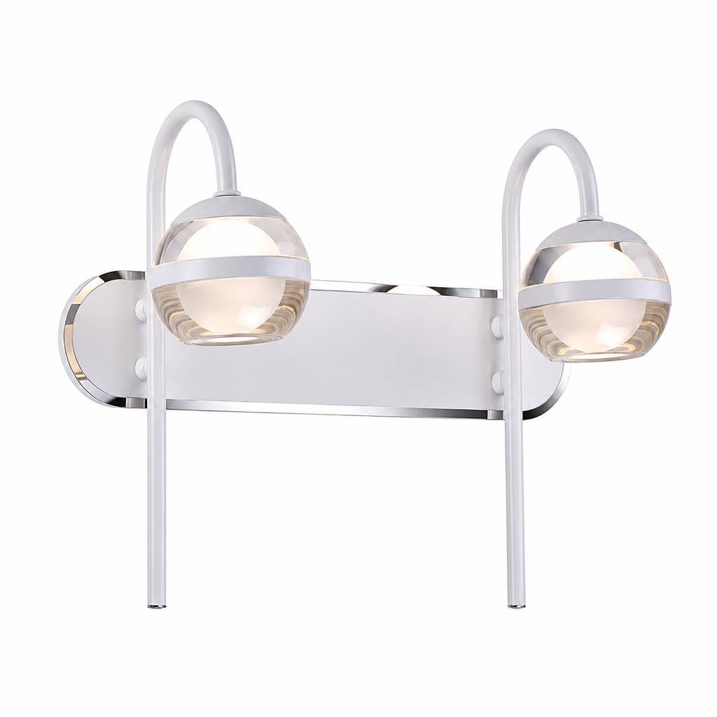 Lámpara LED Decorativa de Pared (Aplique), DG50562W, 6W, 2x3W, 3000K Blanco Cálido, 85-265Vac, Dimensiones: Φ300X160XH245MM, IP20