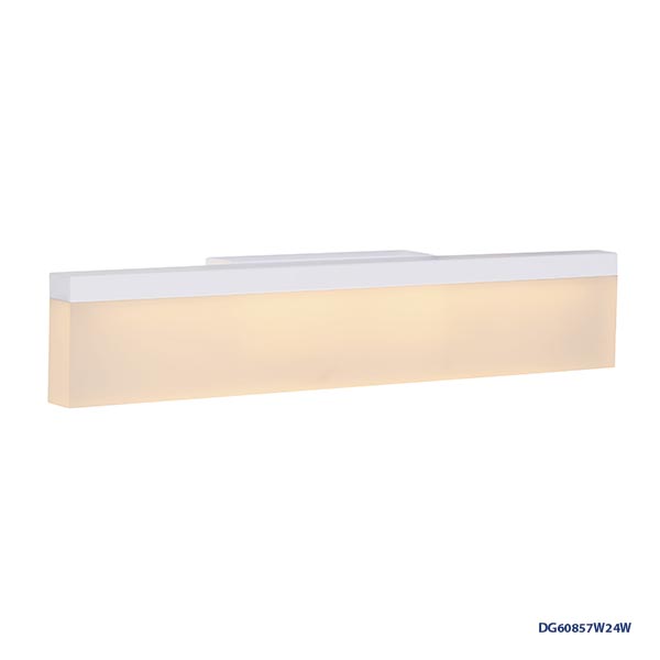 Lámpara LED Decorativa de Pared (Aplique), DG60857W, 24W, 3000K Blanco Cálido, 85-265Vac, Dimensiones: Φ605X60XH75MM, IP20